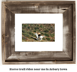 horse trail rides near me in Asbury, Iowa